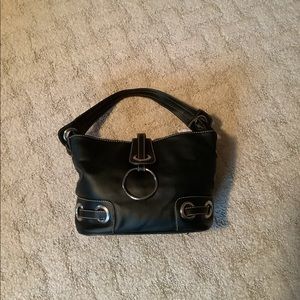 Classic black handbag purse